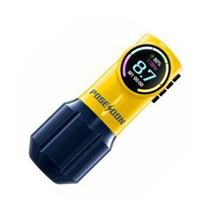 Бездротова тату-машинка POSEIDON Cute Yellow