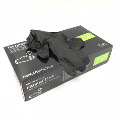 Nitrile gloves, powder free