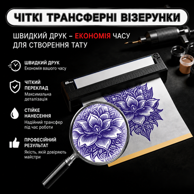 Milestone M9 &ndash; портативний Bluetooth термопринтер для друку тату-трансферів